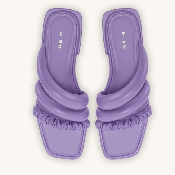 JW PEI Jada Flat Mule - Lavender Purple Size 41 NIB - Picture 10 of 11